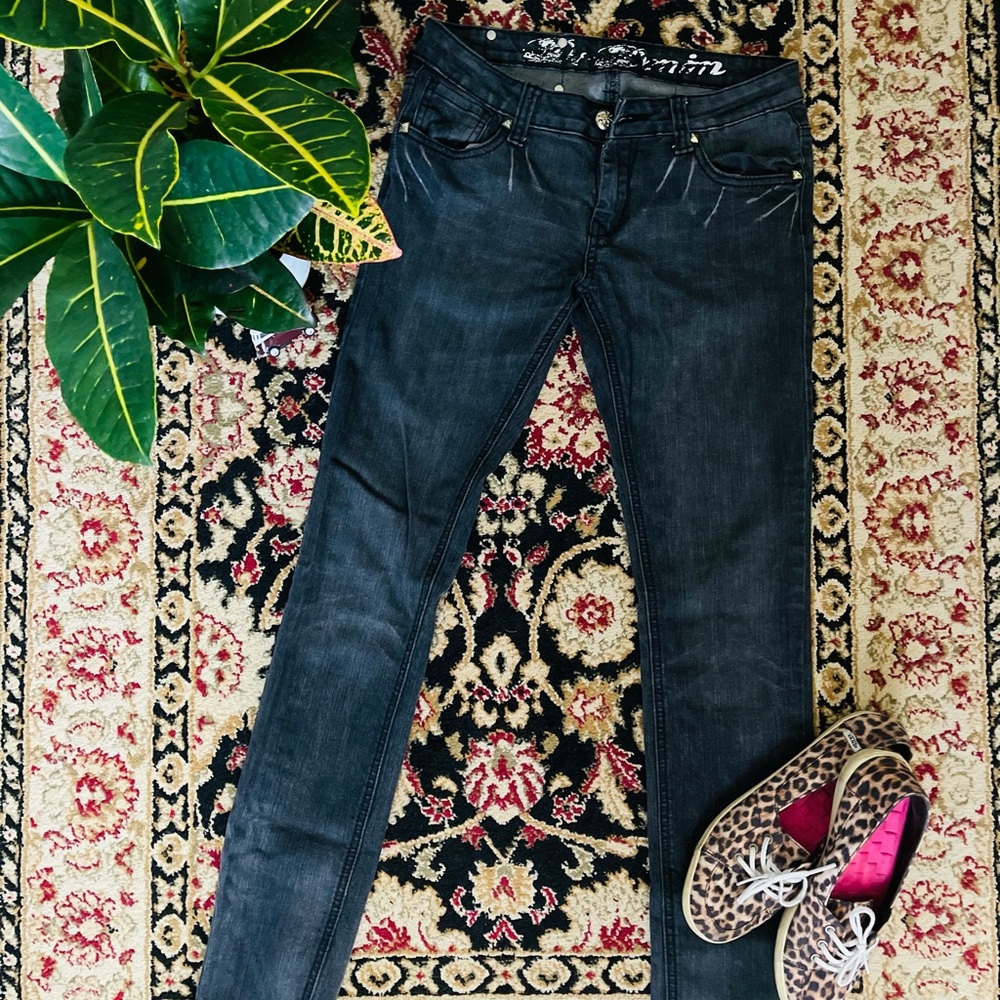 Gold Studded Jeans